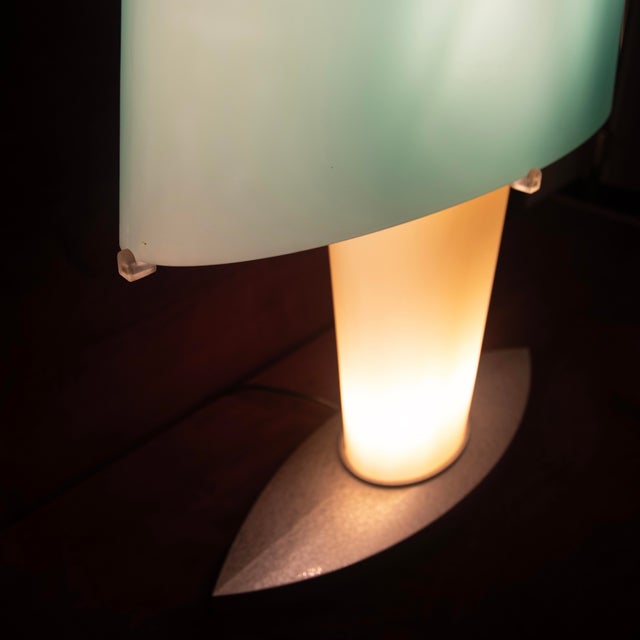 Fontana Arte Italian Model 2850 Colored Glass Table Lamp by Daniela Puppa for Fontana Arte, 1991 For Sale - Image 4 of 18
