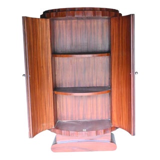 Art Deco Cabinet in Rosewood For Sale