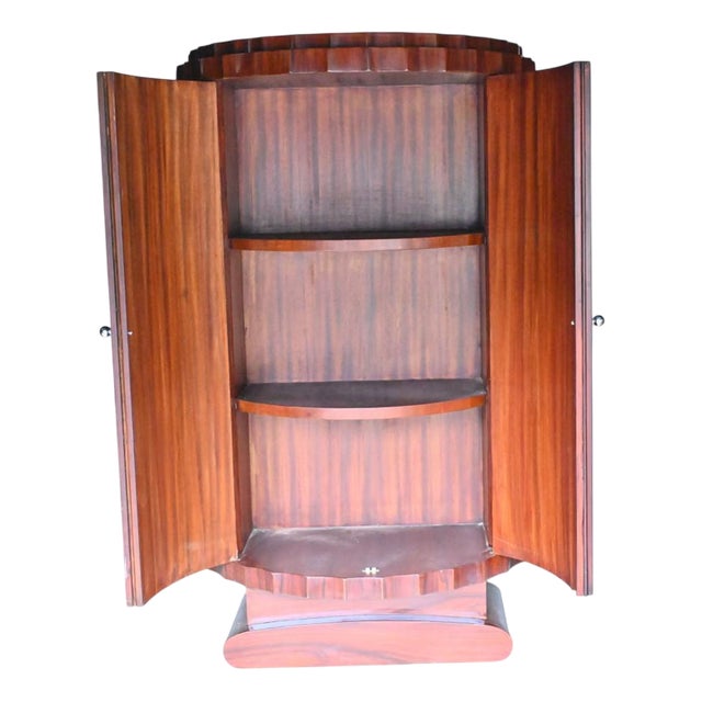 Art Deco Cabinet in Rosewood For Sale