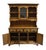Wood Keller Furniture Solid Maple Colonial Early American 54" Buffet W. Display Hutch For Sale - Image 7 of 15