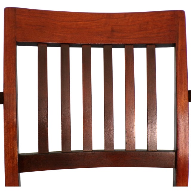 Early 20th Century Early 20th Century Gunlocke Restored "Bank of England" Banker’s Armchair For Sale - Image 5 of 18