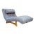 Restored 1960s Mid Century Modern Adrian Pearsall Wave Chaise Lounge, Attributed For Sale