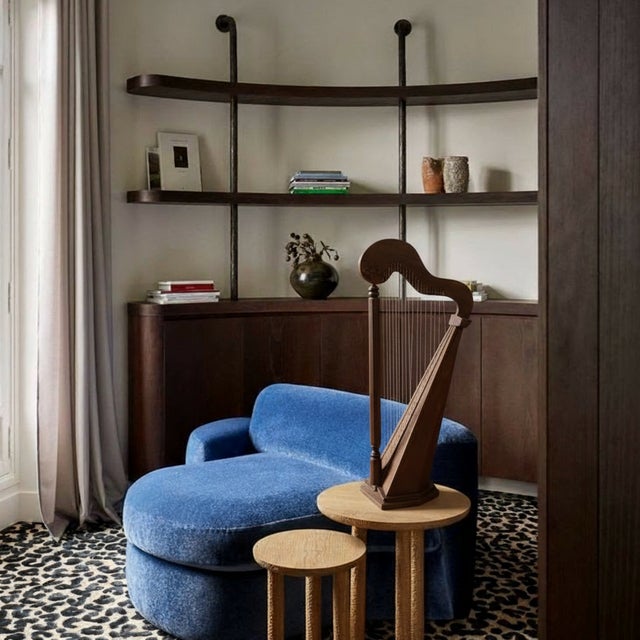 Vintage Folk Harp For Sale - Image 4 of 4