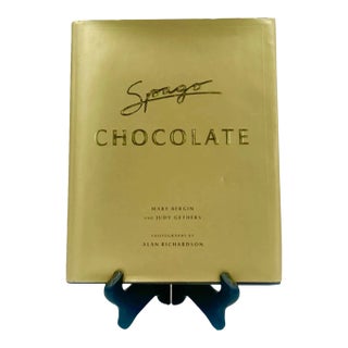 1999 Spago Chocolate by Judy Gethers Hardcover Restaurant Cookbook Dessert Recipes For Sale