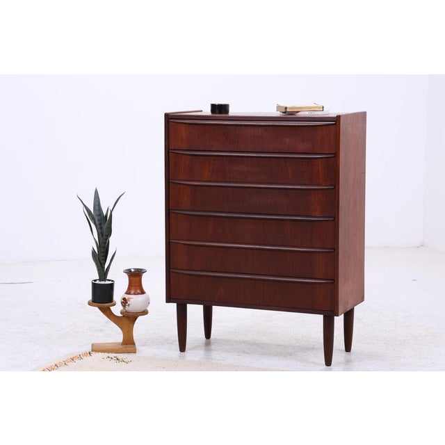 Vintage Teak Chest of Drawers, 1960s For Sale - Image 3 of 12
