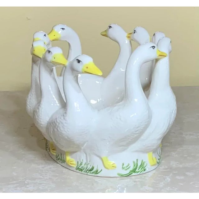 Vintage Porcelain Ducks Candy Dish For Sale In Miami - Image 6 of 13