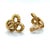 Contemporary 18k Yellow Gold Earrings, A Pair For Sale - Image 3 of 3