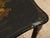 Vintage Chinoiserie Black Lacquer Side Table With Hand-Painted Asian Scene For Sale - Image 9 of 10