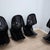 Black Black Panton Chairs by Verner Panton for Herman Miller / Vitra, 1960s, Set of 6 For Sale - Image 8 of 13