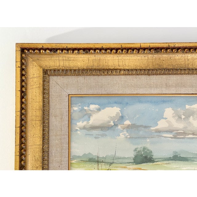 American 1970s Imogene Ragon Scenic Watercolor Painting Arkansas Plein Air Artist For Sale - Image 3 of 12