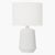 2020s Hable by Visual Comfort Studio Hable Panola Table Lamp in Matte White Ceramic For Sale - Image 5 of 5