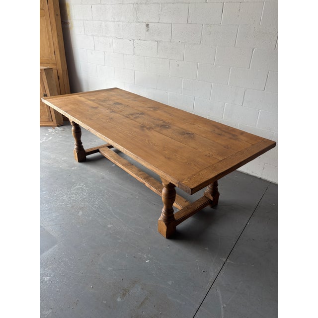 19th Century English Oak Refectory Table For Sale In Naples, FL - Image 6 of 8