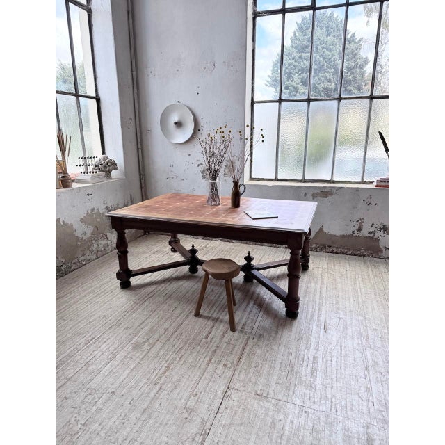 Louis XIV Oak Table, 1900s For Sale - Image 3 of 18