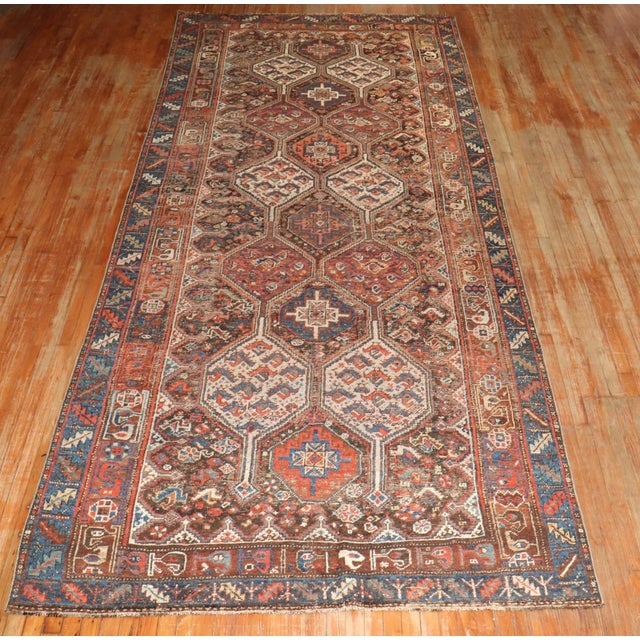 An early 20th Century Tribal Kurd Corridor size rug