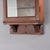 Wood Walnut Hanging Curio Cabinet 20thC For Sale - Image 7 of 12