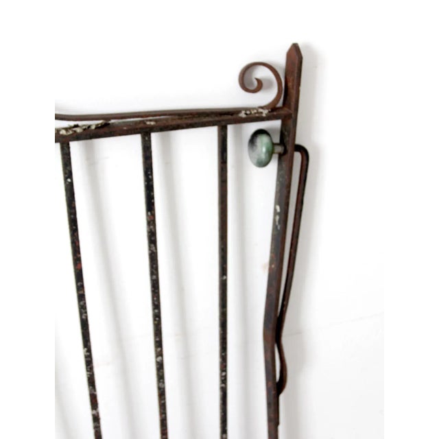 Antique Wrought Iron Gate For Sale - Image 4 of 13