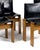 Mid-Century Modern Monk Dining Chairs by Afra and Tobia Scarpa for Molteni, 1970s, Set of 4 For Sale - Image 3 of 11