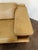 Mid-Century Modern Vintage 1980’s Italian and Walnut Sculptural Leather Loveseat For Sale - Image 3 of 18