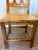 Late 20th Century Spanish Colonial Style Cedro Wood Dining Chair With Leather For Sale - Image 4 of 4
