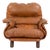 Vintage Leather Armchair by Cobianchi for INSA, Italy, 1970s For Sale