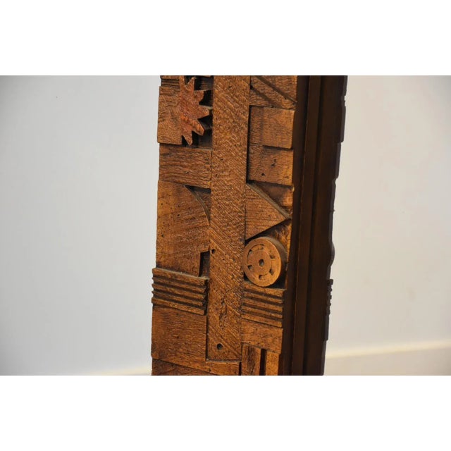 Lane  brutalist Brutalist Mid-Century Modern Mirror by Lane For Sale - Image 4 of 7