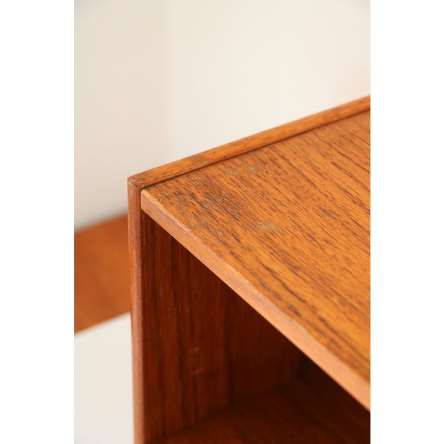 Scandinavian Wall-Mounted Bedside Table with Drawer, 1960s For Sale - Image 6 of 12