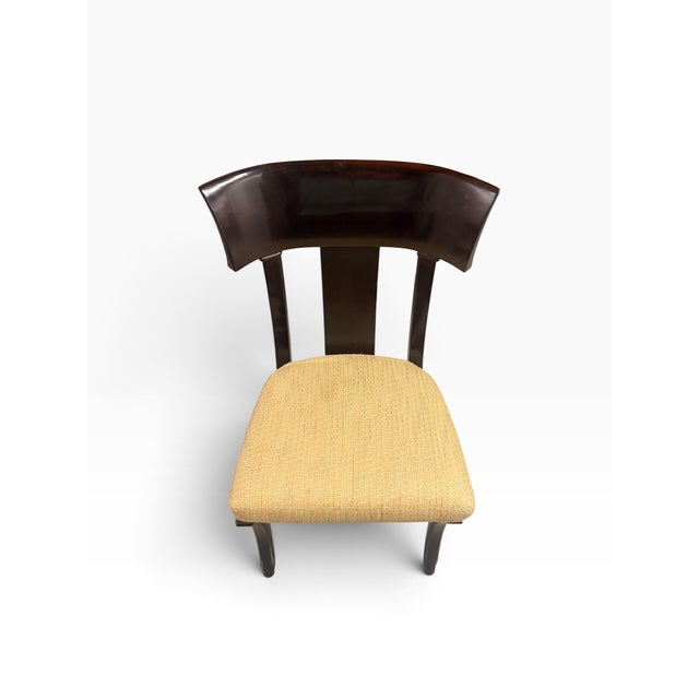 Henredon Neoclassical Klismos Mahogany Dining Chairs, Set of 6, 2007 For Sale - Image 10 of 17