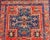 Vintage Caucasian Kazak Rug With Cross Medallions in Red and Blue 4'8 X 8'2 For Sale - Image 11 of 15