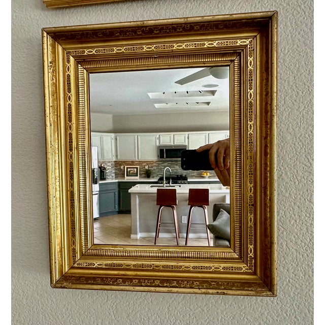 French French 19th Century Napoleon III Giltwood Wall Mirror For Sale - Image 3 of 15