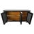 Farmhouse Vintage Black Aged Lattice 3-Door Sideboard For Sale - Image 3 of 8