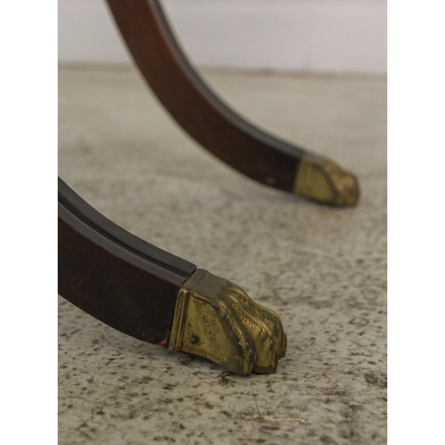 Ferguson Regency Style Vintage Tray Top Server Table For Sale - Image 4 of 13