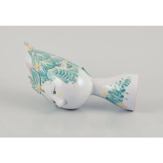 Ceramic Vase in the Form of Womans Head by Bjørn Wiinblad, 1983 For Sale - Image 6 of 10