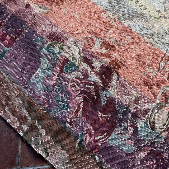 Large Antique French Rococo Style Pastoral Tapestry, 1890s For Sale - Image 13 of 14