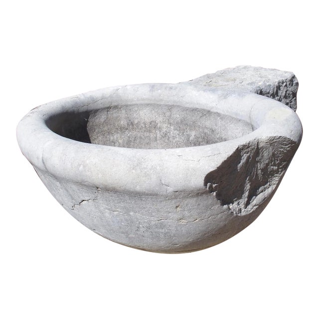 Antique Marble Basin From an Italian Villa, Early 1900s For Sale