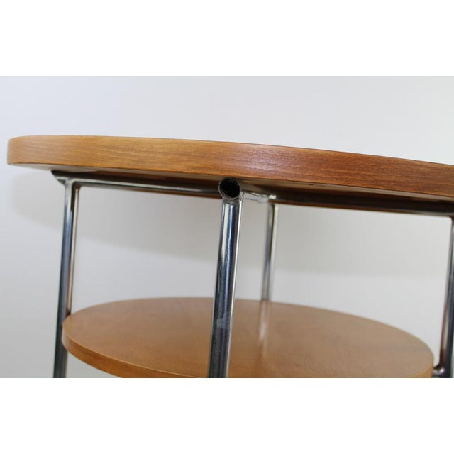 Bauhaus Style Steel Tube Table with Trumpet Legs, 1940s For Sale - Image 6 of 18