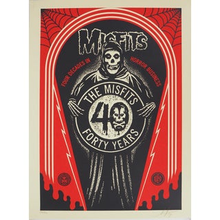 Shepard Fairey, MISFITS 40TH Crypth, Lithograph For Sale