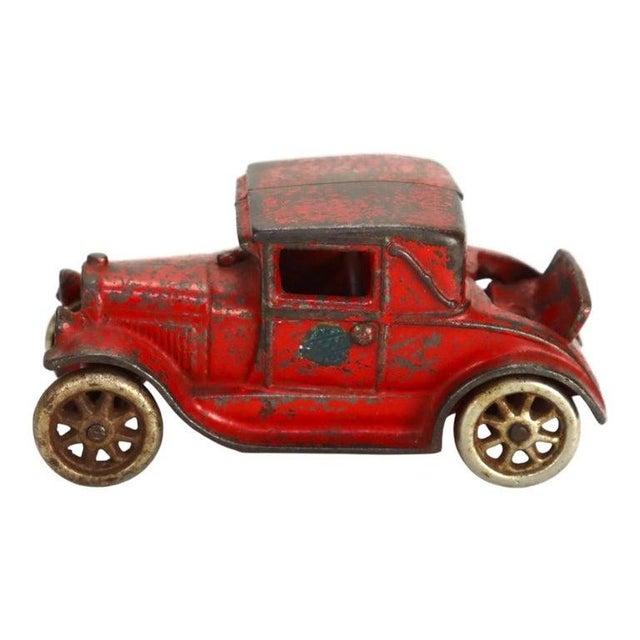 6-Piece Arcade Cast Iron & Pressed Steel Car Carrier Truck Cars & Tractors C1920 For Sale - Image 13 of 18