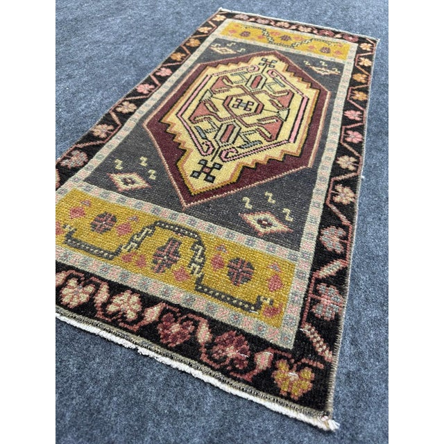 Early 21st Century Turkish Yastik Rug 1'5" x 2'11" For Sale - Image 5 of 5