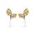 Immerse yourself in the subtle elegance of nature-inspired beauty with these exquisite leaf-shaped earrings, meticulously...