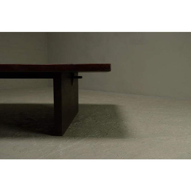 Bamboo and Wood Coffee Table by Axel Vervoordt, 1980s For Sale - Image 4 of 14