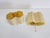 Molecular Double Light Honeycomb Flush Mounts in Fiberglass, 1950s, Set of 2 For Sale - Image 9 of 18