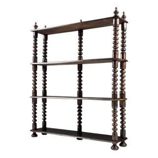 French Bobbin Bookcase, 1900s For Sale
