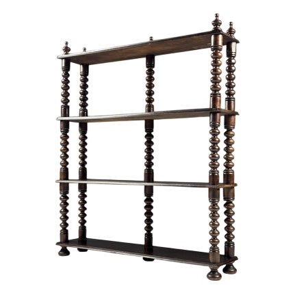 French Bobbin Bookcase, 1900s For Sale