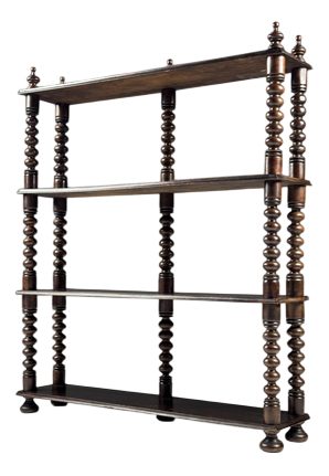 French Bobbin Bookcase, 1900s