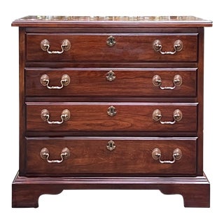 Henkel Harris Mahogany Chippendale Nightstand For Sale