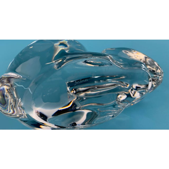 Vintage Val St. Lambert Crystal Rabbit For Sale - Image 12 of 13