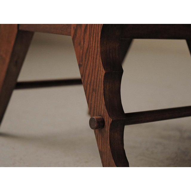 Modernist Oak Chairs, France, 1940s, Set of 2 For Sale - Image 14 of 18