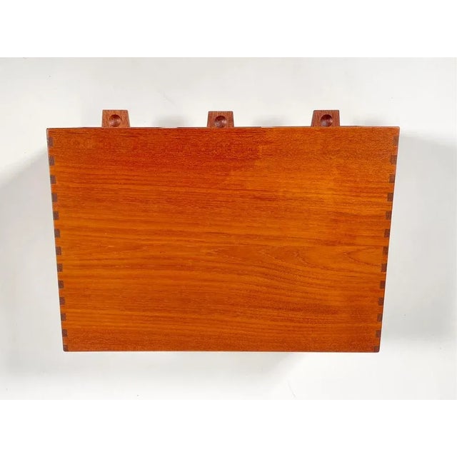 Luxus Small Wall Mounted Chest of Drawers by Östen Kristiansson for Luxus, 1960s For Sale - Image 4 of 9