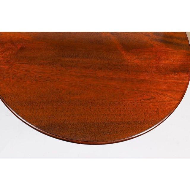 Vintage 20th Century Regency Revival Oval Dining Table with One Leaf from William Tillman, 1990s For Sale - Image 9 of 16