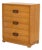James Mont Style Blonde Mahogany Chest of Drawers For Sale